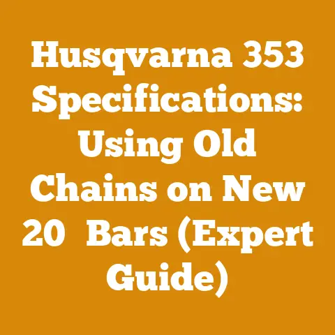 Husqvarna 353 Specifications: Using Old Chains on New 20″ Bars (Expert Guide)