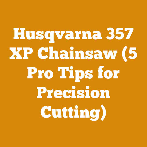 Husqvarna 357 XP Chainsaw (5 Pro Tips for Precision Cutting)
