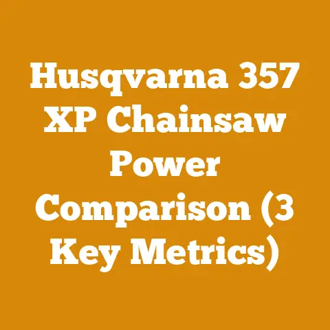 Husqvarna 357 XP Chainsaw Power Comparison (3 Key Metrics)