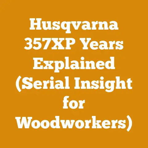 Husqvarna 357XP Years Explained (Serial Insight for Woodworkers)