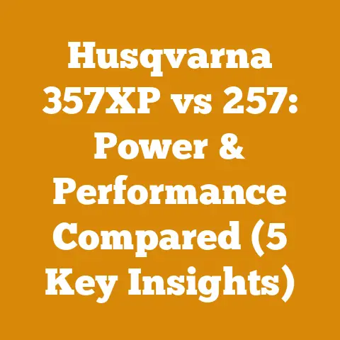 Husqvarna 357XP vs 257: Power & Performance Compared (5 Key Insights)