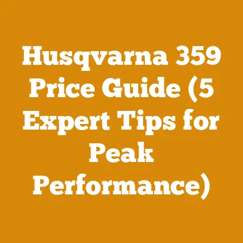 Husqvarna 359 Price Guide (5 Expert Tips for Peak Performance)