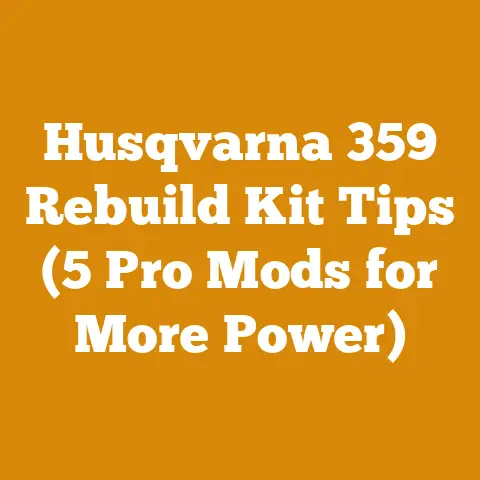 Husqvarna 359 Rebuild Kit Tips (5 Pro Mods for More Power)