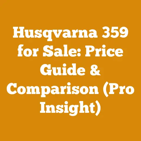 Husqvarna 359 for Sale: Price Guide & Comparison (Pro Insight)