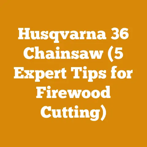 Husqvarna 36 Chainsaw (5 Expert Tips for Firewood Cutting)