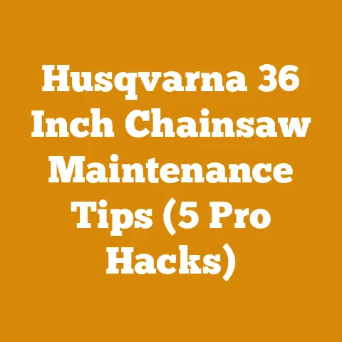 Husqvarna 36 Inch Chainsaw Maintenance Tips (5 Pro Hacks)