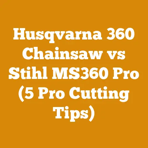 Husqvarna 360 Chainsaw vs Stihl MS360 Pro (5 Pro Cutting Tips)