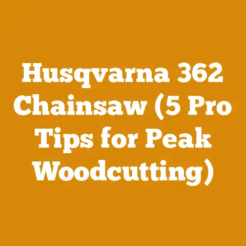 Husqvarna 362 Chainsaw (5 Pro Tips for Peak Woodcutting)