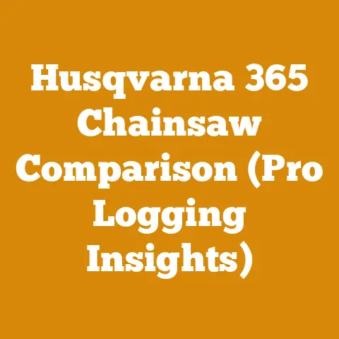 Husqvarna 365 Chainsaw Comparison (Pro Logging Insights)