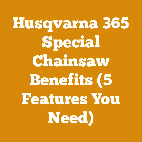 Husqvarna 365 Special Chainsaw Benefits (5 Features You Need)