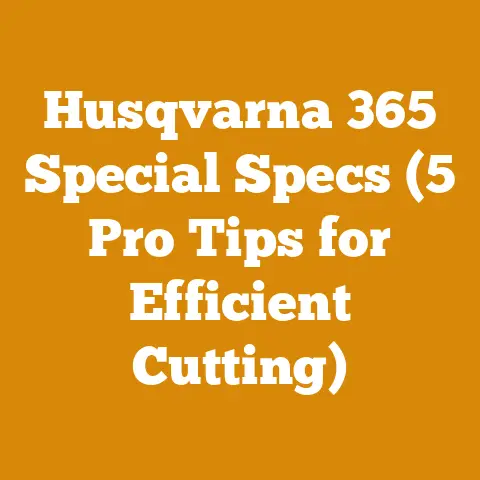 Husqvarna 365 Special Specs (5 Pro Tips for Efficient Cutting)