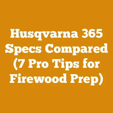 Husqvarna 365 Specs Compared (7 Pro Tips for Firewood Prep)