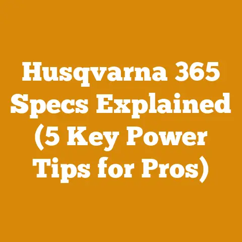 Husqvarna 365 Specs Explained (5 Key Power Tips for Pros)