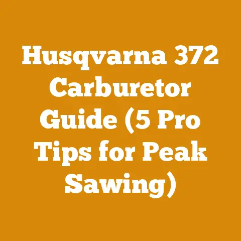 Husqvarna 372 Carburetor Guide (5 Pro Tips for Peak Sawing)