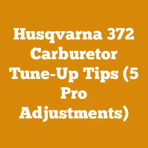 Husqvarna 372 Carburetor Tune-Up Tips (5 Pro Adjustments)
