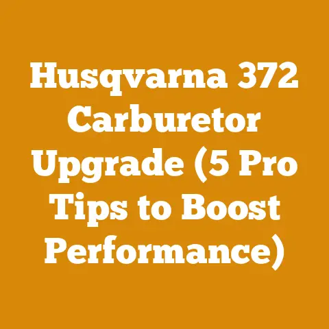 Husqvarna 372 Carburetor Upgrade (5 Pro Tips to Boost Performance)