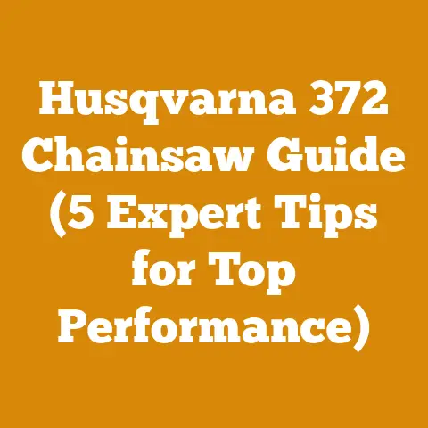 Husqvarna 372 Chainsaw Guide (5 Expert Tips for Top Performance)