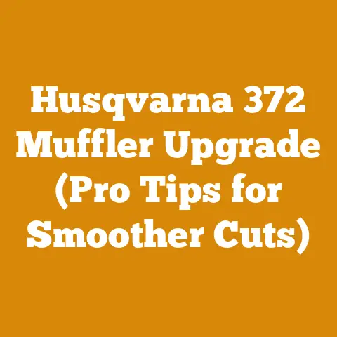 Husqvarna 372 Muffler Upgrade (Pro Tips for Smoother Cuts)