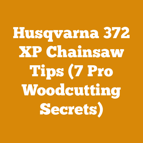 Husqvarna 372 XP Chainsaw Tips (7 Pro Woodcutting Secrets)
