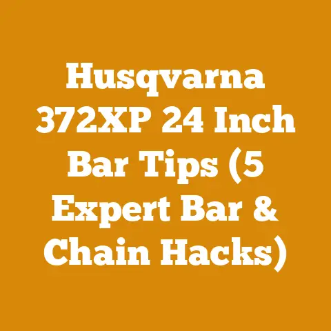 Husqvarna 372XP 24 Inch Bar Tips (5 Expert Bar & Chain Hacks)