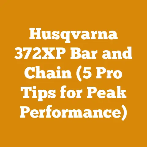 Husqvarna 372XP Bar and Chain (5 Pro Tips for Peak Performance)