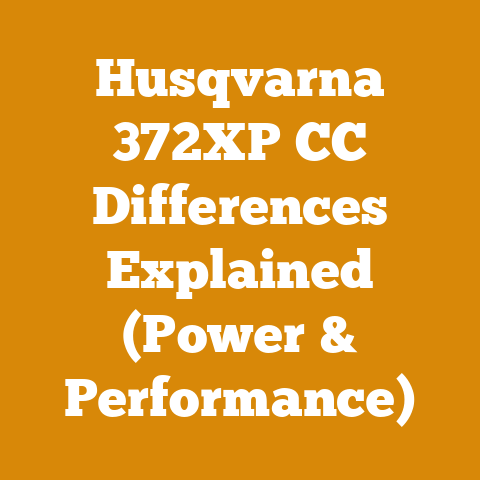 Husqvarna 372XP CC Differences Explained (Power & Performance)