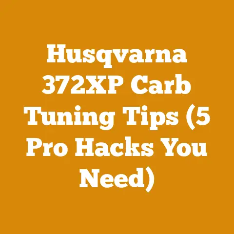Husqvarna 372XP Carb Tuning Tips (5 Pro Hacks You Need)
