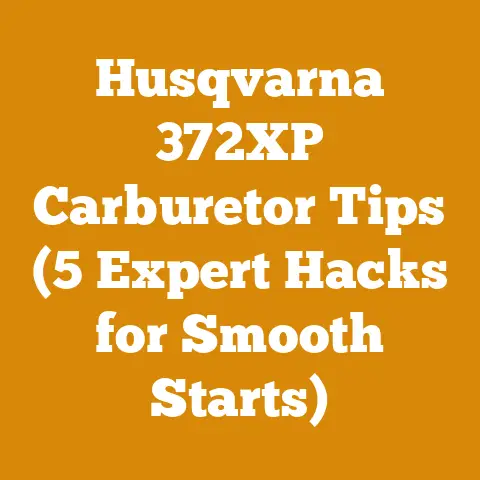 Husqvarna 372XP Carburetor Tips (5 Expert Hacks for Smooth Starts)