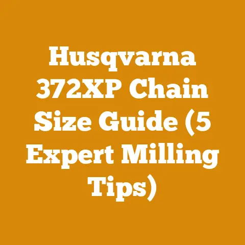 Husqvarna 372XP Chain Size Guide (5 Expert Milling Tips)