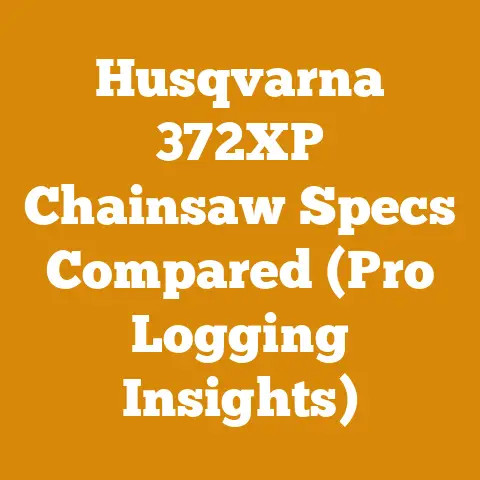 Husqvarna 372XP Chainsaw Specs Compared (Pro Logging Insights)