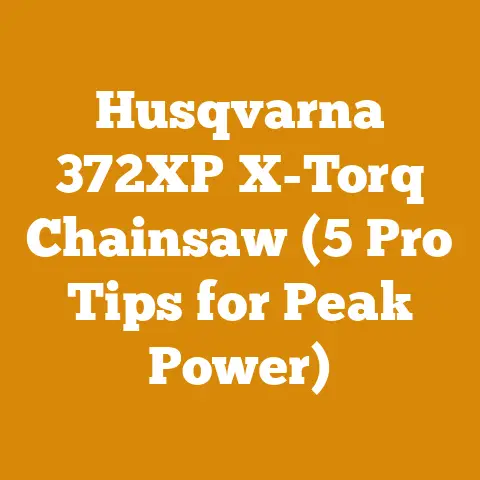 Husqvarna 372XP X-Torq Chainsaw (5 Pro Tips for Peak Power)