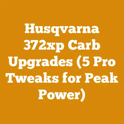 Husqvarna 372xp Carb Upgrades (5 Pro Tweaks for Peak Power)
