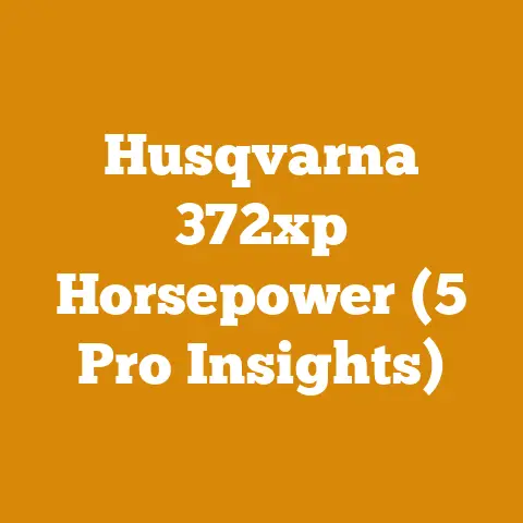 Husqvarna 372xp Horsepower (5 Pro Insights)