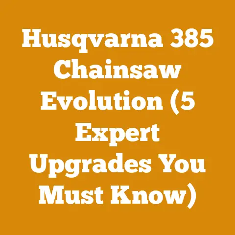 Husqvarna 385 Chainsaw Evolution (5 Expert Upgrades You Must Know)
