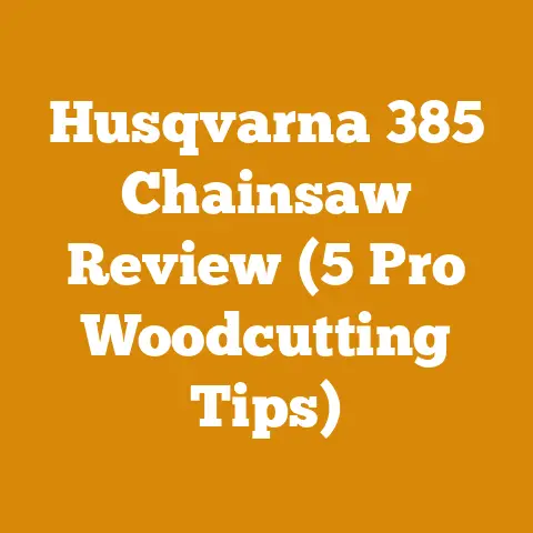 Husqvarna 385 Chainsaw Review (5 Pro Woodcutting Tips)