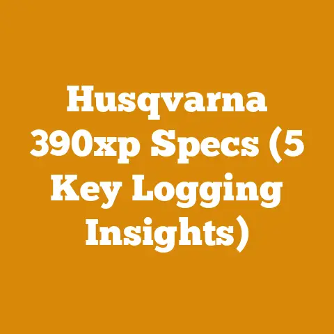 Husqvarna 390xp Specs (5 Key Logging Insights)