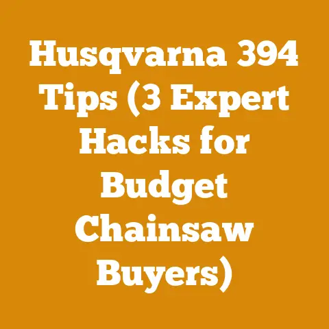 Husqvarna 394 Tips (3 Expert Hacks for Budget Chainsaw Buyers)