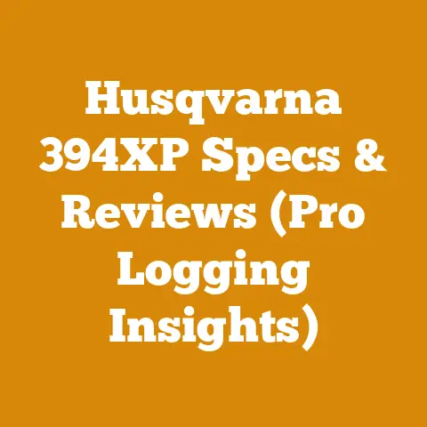 Husqvarna 394XP Specs & Reviews (Pro Logging Insights)