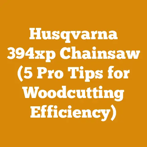 Husqvarna 394xp Chainsaw (5 Pro Tips for Woodcutting Efficiency)