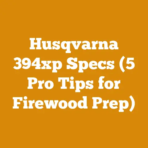 Husqvarna 394xp Specs (5 Pro Tips for Firewood Prep)