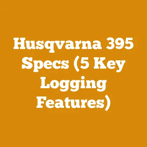 Husqvarna 395 Specs (5 Key Logging Features)