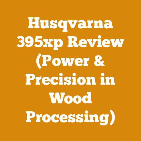 Husqvarna 395xp Review (Power & Precision in Wood Processing)
