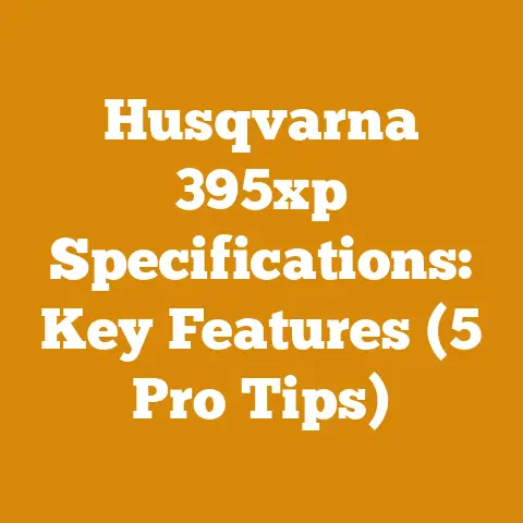 Husqvarna 395xp Specifications: Key Features (5 Pro Tips)