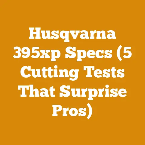 Husqvarna 395xp Specs (5 Cutting Tests That Surprise Pros)