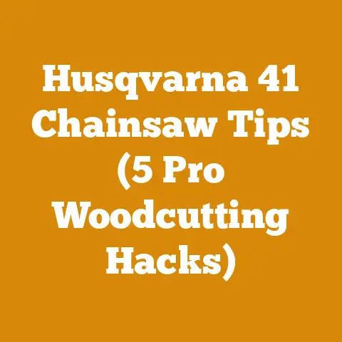 Husqvarna 41 Chainsaw Tips (5 Pro Woodcutting Hacks)