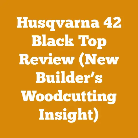 Husqvarna 42 Black Top Review (New Builder’s Woodcutting Insight)