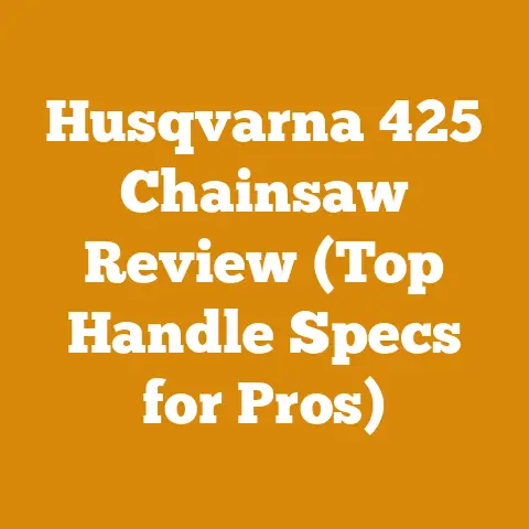 Husqvarna 425 Chainsaw Review (Top Handle Specs for Pros)