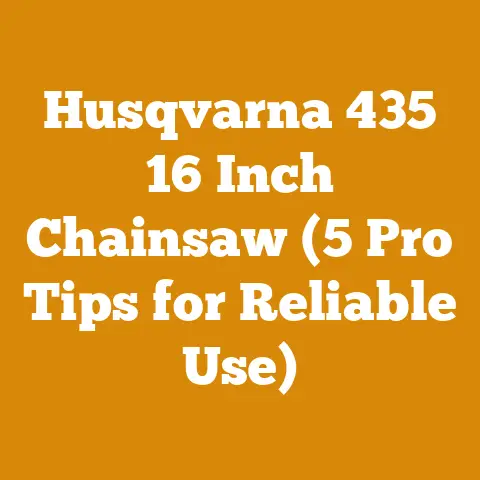 Husqvarna 435 16 Inch Chainsaw (5 Pro Tips for Reliable Use)