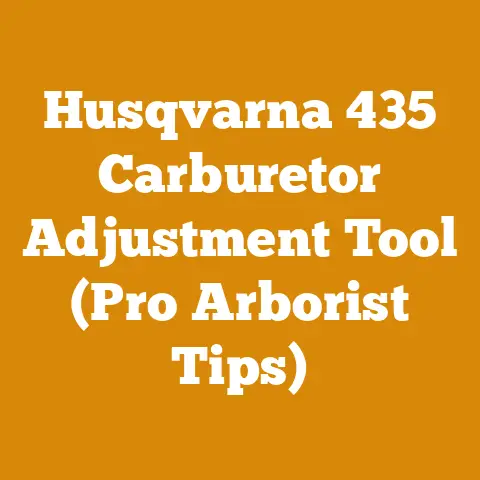 Husqvarna 435 Carburetor Adjustment Tool (Pro Arborist Tips)