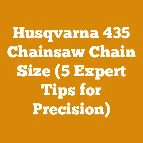 Husqvarna 435 Chainsaw Chain Size (5 Expert Tips for Precision)